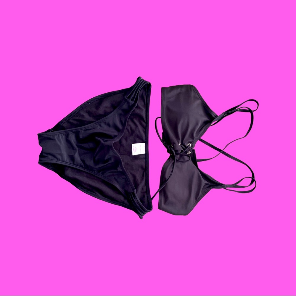 Black Push Up Bra Bathing Suit
